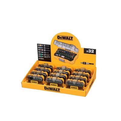 DEWALT BIT SET (pack) 32 pcs / DISPLAY 12 packs