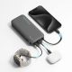 3. Cuktech CUKP200NGLDG 55W 20000mAh Powerbank with Built-in USB-C Cable - Gray
