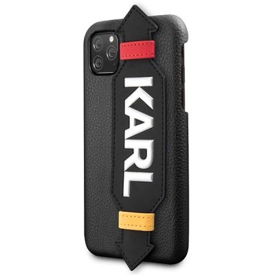 2. Karl Lagerfeld Strap Case for iPhone 11 Pro 5.8" - Black