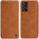 Nillkin Qin leather holster case for Samsung Galaxy A73 brown