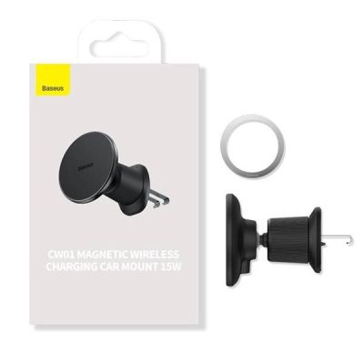 2. MagSafe 15W USB C 25W Baseus CW01 inductive car charger - black
