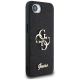 4. Guess Fixed Glitter Big 4G case for iPhone 16e - black