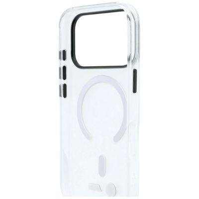 7. BMW M IML Frosted Metal Logo & Trims MagSafe Case for iPhone 18 Pro / 17 Pro - Transparent