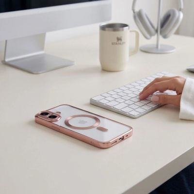 5. Tech-Protect MagFlex Case for iPhone 17 - Transparent Pink