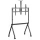 4. MACLEAN TV TROLLEY, CAMERA SHELF, ON WHEELS, 55-100", MAX. LOAD 120KG/10KG SHELF, MAX. VESA 900X600 MC-114 B