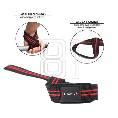 77. HMS Deadlift training straps F4432 17-62-026