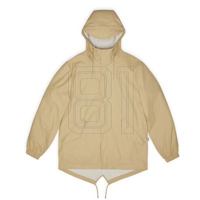 8. Rains unisex Fishtail Jacket W3 18010 24 SAND