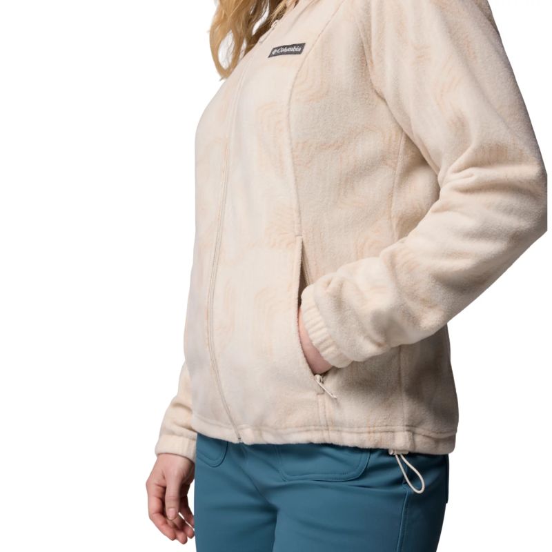 4. Columbia Benton Springs Printed Full Zip 2021771276 Beige L