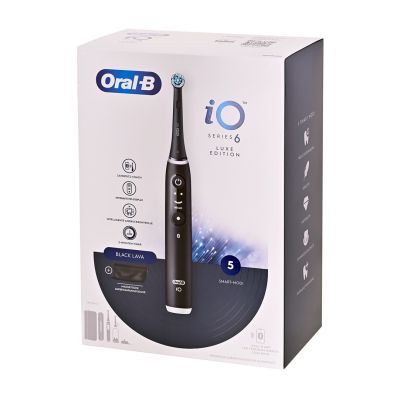 11. Oral-B iO Series 6 Black Lava Luxe Edition Electric Toothbrush