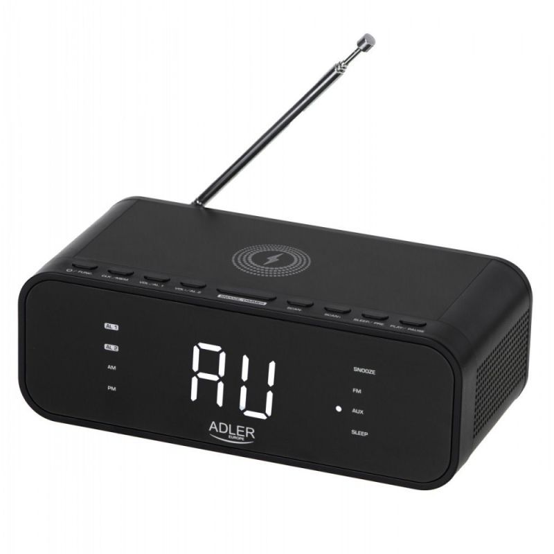 12. ADLER AD 1192b black clock radio