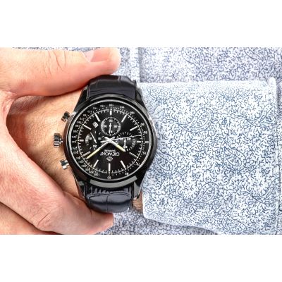 5. Men's Watch Giewont Chronograph Sapphire Black GW7650-A4