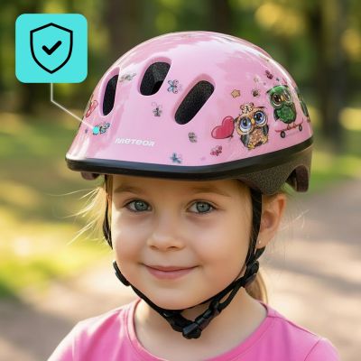 30. Children’s bicycle helmet METEOR KS06 little owl