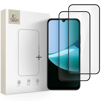 Tech-Protect Glass Fit+ 2-pack tempered glass Xiaomi Redmi 15C / Poco C85 - black