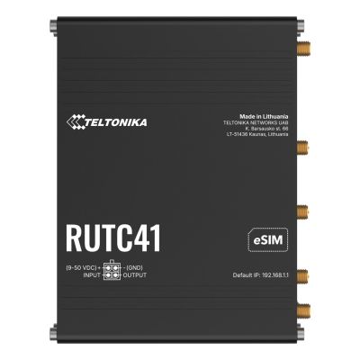 3. Teltonika RUTC41 Wireless Router Gigabit Ethernet Dual-band (2.4 GHz/5 GHz) 5G Black