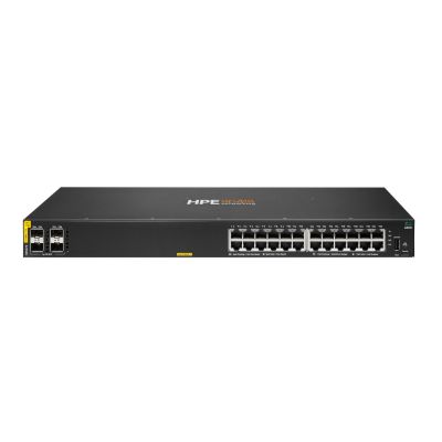 2. HPE Aruba Networking CX 6000 24p 10M/100M/1G Class4 PoE 4p SFP 1G 370W Managed Switch L3 Gigabit Ethernet (10/100/1000) PoE Support 1U