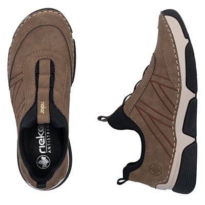 5. Women’s Comfortable Brown Slip-On Shoes Rieker 45975-24