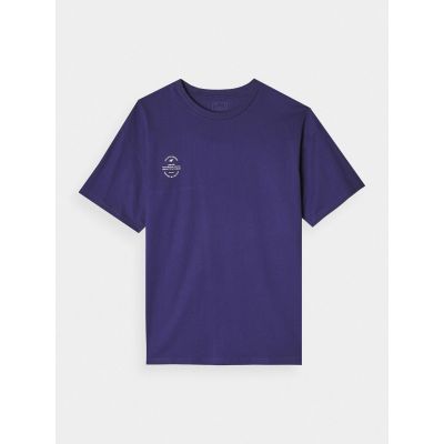 5. Smooth unisex oversize T-shirt 4F 4FRAW24TTSHU2672-31S