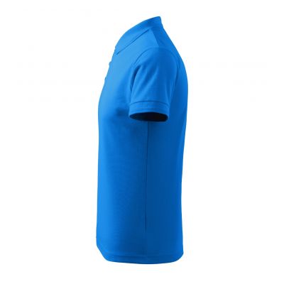 4. Men's Pique Polo Shirt (snorkel blue)