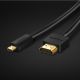 10. Ugreen cable HDMI - micro HDMI cable 19 pin 2.0v 4K 60Hz 30AWG 1.5m black (30102)
