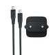 8. Acefast A118 30W GaN USB-C Wall Charger with USB-C - USB-C Cable 1.2m - Black