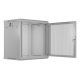 8. Lanberg 19" 12U 600X450 gray wall-mounted RACK installation cabinet with perforated doors (flat pack)