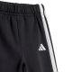 13. adidas Essentials Joggers 3 Stripes Fleece Hoodie Tracksuit for Kids Black JD6484