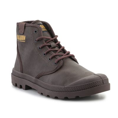 2. Palladium PAMPA HI COATED U 74375-249-M Dark Cocoa shoes