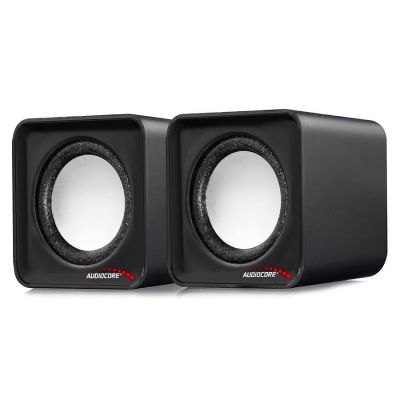 17. AUDIOCORE AC870B computer speaker set (2.0; black)