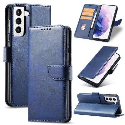 18. Magnet Case Elegant Case Cover Flip Cover Samsung Galaxy S22 + (S22 Plus) Blue