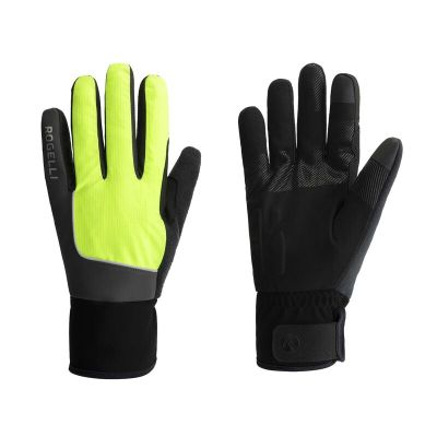 Rogelli winter gloves ESSENTIAL HIVIS fluo XL