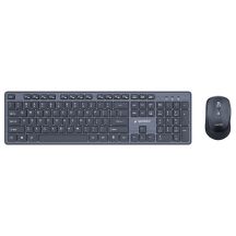GEMBIRD WIRELESS KEYBOARD AND MOUSE SET, US LAYOUT, BLACK