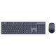 GEMBIRD WIRELESS KEYBOARD AND MOUSE SET, US LAYOUT, BLACK