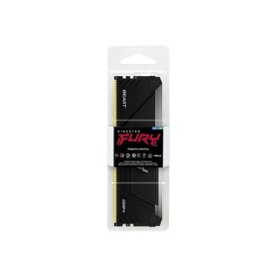 3. Kingston Technology FURY Beast RGB 8GB Memory Module 1 x 8GB DDR4 3200MT/s