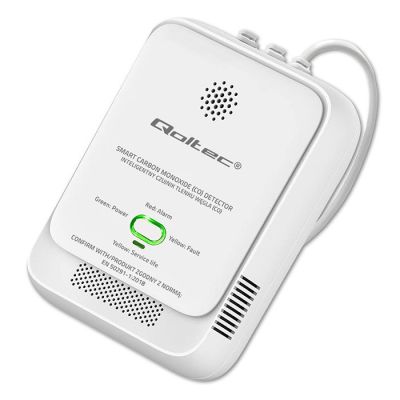 9. QOLTEC CARBON MONOXIDE SENSOR | CO DETECTOR | 85DB LED ALARM