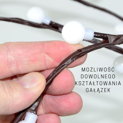 5. DECORATIVE TREE 144 LED 150 CM BROWN