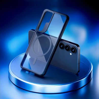 12. 3mk Satin Armor MagCase for Samsung Galaxy S25+ - Transparent