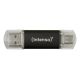 2. Intenso Twist Line USB Flash Drive 128GB USB Type-A / USB Type-C 3.2 Gen 1 (3.1 Gen 1) Anthracite