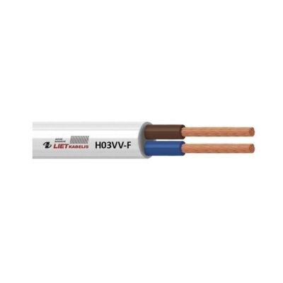 CABLE H03VV-F 3X0.75 WHITE 50M