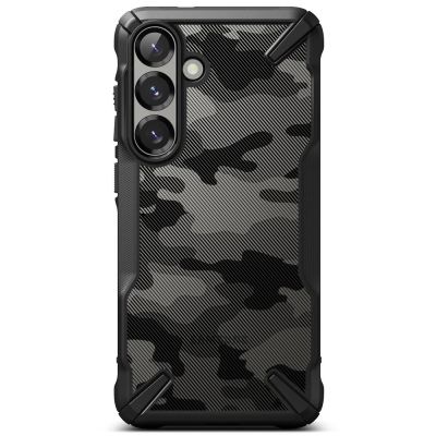 3. Ringke Fusion X Case for Samsung Galaxy S25+ - Black Camo