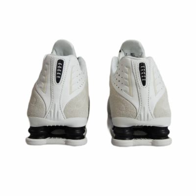 4. Nike Shox R4 Summit White/Light Orewood Brown Beige Women's Sports Shoes - HQ7739-100