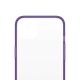 3. PanzerGlass ClearCase antibacterial case with Military Grade certificate for iPhone 13 / 14 / 15 - transparent purple