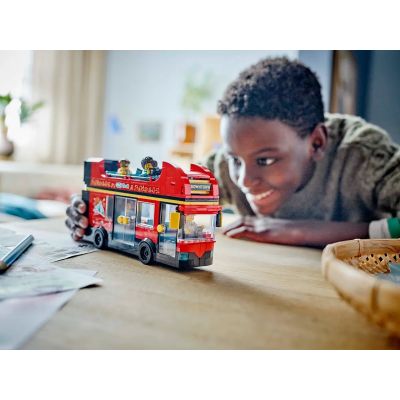 7. LEGO City 60407 Red Double-Decker Bus