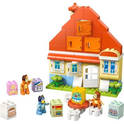 9. LEGO DUPLO Bluey 10459 Blue's Family House with Memory Game