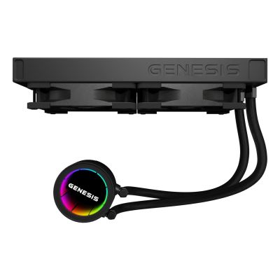 7. GENESIS WATER COOLING HYDRA 240 BLACK