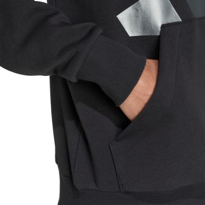 6. Men's adidas Holiday 3S Hoodie Black JM1698