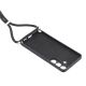 5. Samsung Galaxy S26 Case with Fiber Lining and Crossbody Strap - Black