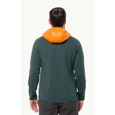 3. Jack Wolfskin Routeburn Pro Hybrid M Waterproof Outdoor Jacket Yellow (1710511_3285)