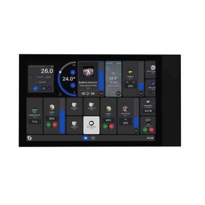 11. Shelly Wall Display XL Control Panel, Black