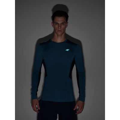 2. Men's quick-drying running longsleeve 4F 4FWAW24TFLOM252-40S