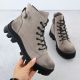 3. Khaki Women's Ankle Boots Potocki Z25-JE19317